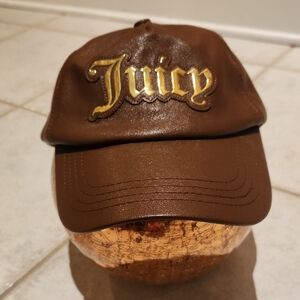 Juicy Couture Brown Cap with Gold Detail